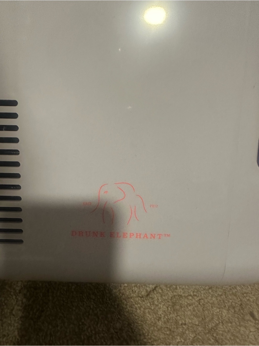 Drunk Elephant White Fridge